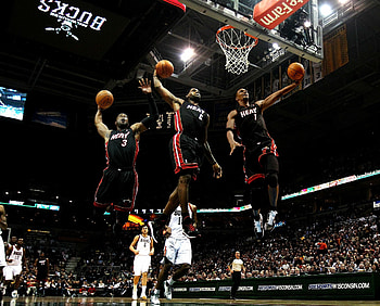 Big Three, Miami Heat HD wallpaper