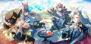 Genshin Impact : Clorinde, Navia, Neuvillette & Wriothesley Spotlight, Clorinde (Genshin Impact), Navia (Genshin Impact), Neuvillette (Genshin Impact), Wriothesley (Genshin Impact), video game, Genshin Impact HD wallpaper