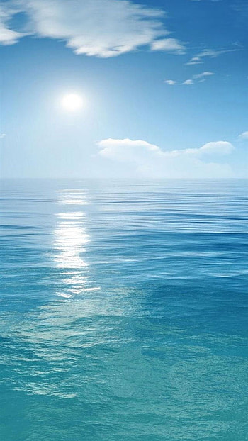 Unique, Blue Sea HD phone wallpaper