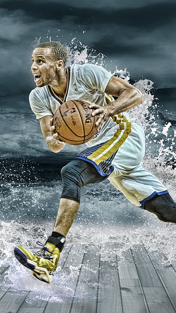 Steph Curry, Running, Sports HD phone wallpaper