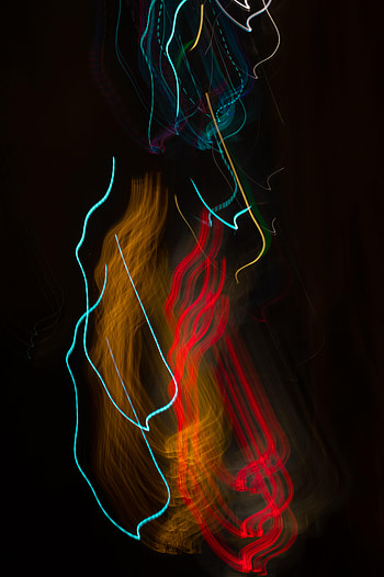Abstract, Shine, Light, Multicolored, Motley, Blur, Smooth, Long Exposure HD phone wallpaper