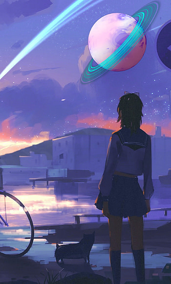 Anime lofi, sad, anime, lofi HD phone wallpaper