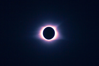 Universe, Sun, Moon, Dark Background, Eclipse HD wallpaper