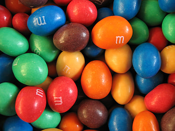 M&M's, Colorful candy, Sweet treats, Irresistible temptation HD wallpaper