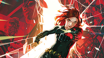 Black Widow artwork, black-widow, superheroes, artwork, art, artstation HD wallpaper