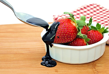 Food, Strawberry, Chocolate, Berries, Spoon HD wallpaper