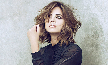 Jenna Coleman, brunette, beautiful, 2019 HD wallpaper
