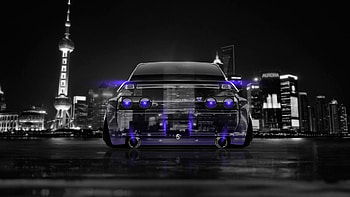 Nissan Skyline GTR R32 JDM Back Crystal City Car 2014 Â« el Tony HD wallpaper