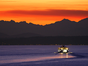 Ship In Night, view, beautiful HD wallpaper