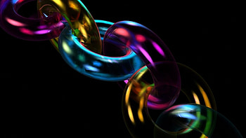 Abstract, Multicolored, Motley, Form, Chain HD wallpaper