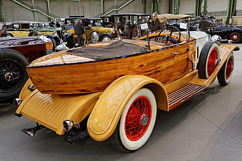 1932 Rolls Royce ..Phantom II .Boatail Tourer, boat, beautiful, vintage, cars HD wallpaper