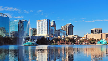 Orlando skyline, Attend Techu Orlando, Techchannel HD wallpaper