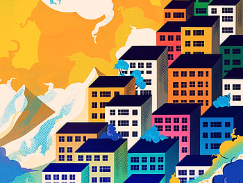 Art, Architecture, City, Building, Illustration HD wallpaper