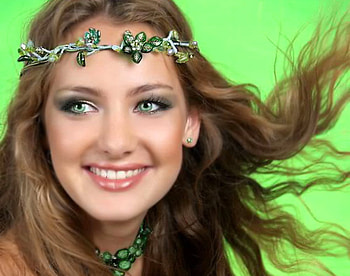 Green eyes, sexy, eyes, girl, model HD wallpaper