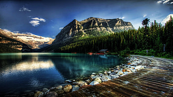 Lake Louise Alberta Canada HD wallpaper