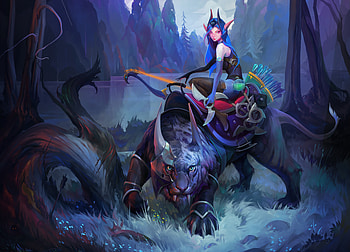 Luna DotA 2 Tiger, dota-2, games, artwrok, artist, digital-art HD wallpaper