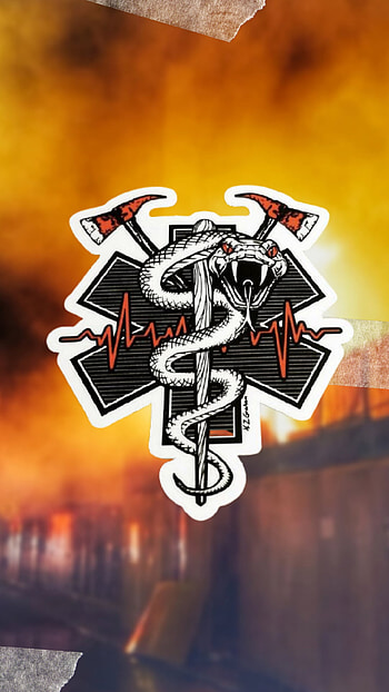 FIREFIGHTER PARAMEDIC, paramedico, fuego HD phone wallpaper