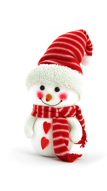 Cute Christmas, Snowman HD phone wallpaper