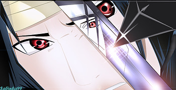 Tags: Anime, NARUTO, Uchiha Itachi, Uchiha Sasuke, Sabinka99, Facebook Cover HD wallpaper