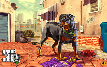 Chop, Grand Theft Auto 5 HD wallpaper