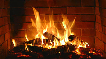 que fireplace scenes, Cozy winter nights, Rustic charm, Homey atmosphere HD wallpaper
