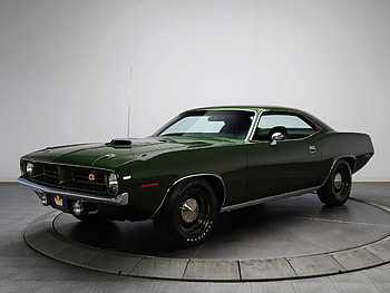 Hemi 'Cuda power, Plymouth muscle car, Classic automotive beauty, Speed and style HD wallpaper