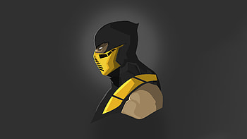 Scorpion Mortal Kombat Minimal , sub-zero, scorpion, mortal-kombat, games, 2021-games HD wallpaper