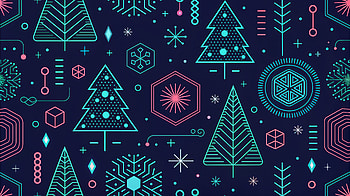 Festive Patterns: A Ultra for Holiday Cheer, Christmas, holiday, pattern, tree HD wallpaper