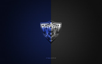 FC Inter Turku, Finnish football club, blue white logo, blue white carbon fiber background, Veikkausliiga, football, Turku, Finland, FC Inter Turku logo HD wallpaper