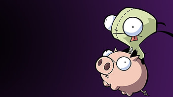 Invader ZIM, GIR, Cartoon , Quirky animation HD wallpaper