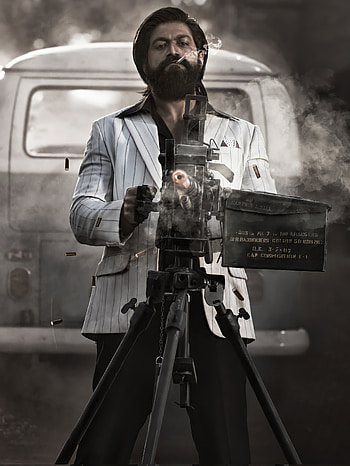 Rocky Bhai, beard, yash, kgf2 HD phone wallpaper