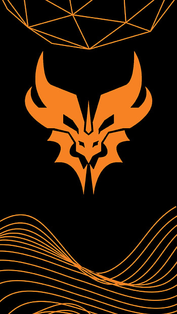 Transformers Predacons, symbol, art, Black, Orange, Dragon, Predacon HD phone wallpaper