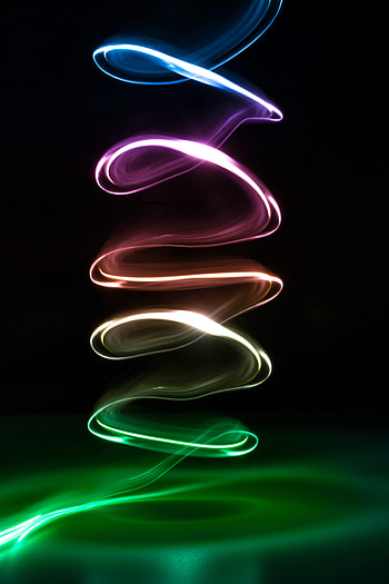 Abstract, Dark, Neon, Glow, Spiral, Torsion, Twisting HD phone wallpaper