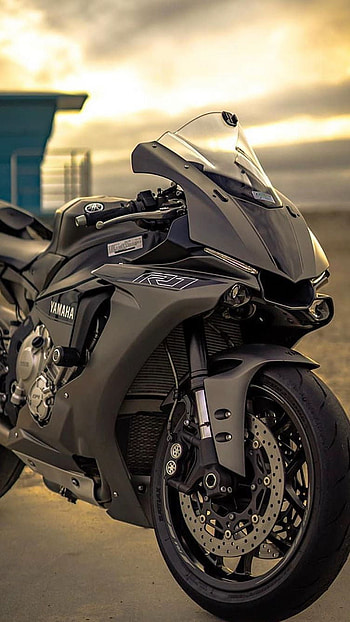Yamaha Bike, Yamaha Black Sports Bike HD phone wallpaper