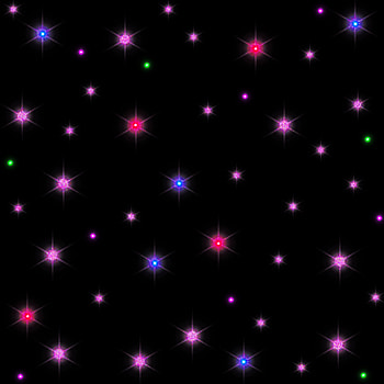 Large colorful stars, sky, background, black HD phone wallpaper