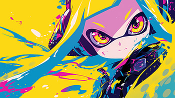 Splatoon Girl, Splatoon, girl, AI Art HD wallpaper
