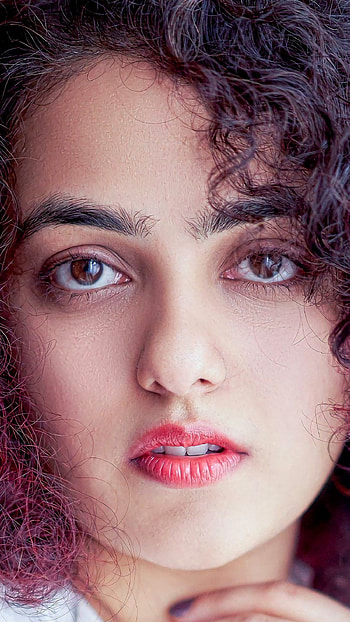 Nithya Menon, closeup HD phone wallpaper