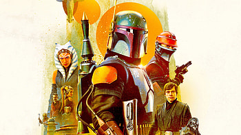 Ming-Na Wen Temuera Morrison Jennifer Beals Sophie Thatcher George Lucas Joanna Bennett The Book of Boba Fett HD wallpaper