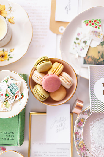 Food, Desert, Cookies, Letter, Macaroni, Pasta, Plates, Cymbals HD phone wallpaper