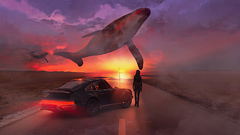 Following The Light, fantasy, artist, artwork, digital-art, deviantart HD wallpaper