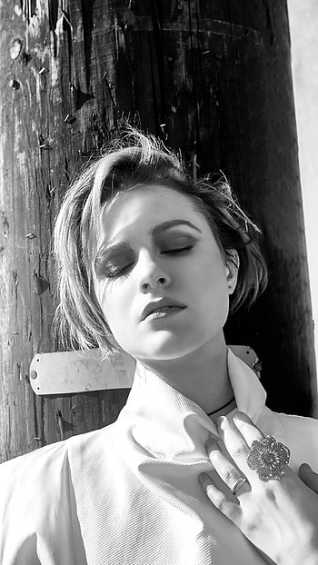Evan Rachel Wood, Monochrome , Sony Xperia , Premium backgrounds HD phone wallpaper