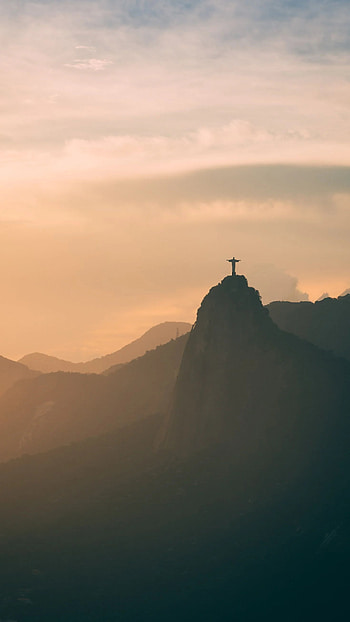 Corcovado Mountain, Christ the Redeemer , Scenic backgrounds HD phone wallpaper