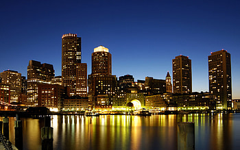 Landscape, Cities, Night HD wallpaper
