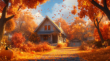 Enchanting Fall Weather: A Ultra Experience, fall weather, Autumn, house, fall foliage HD wallpaper