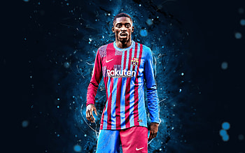Ousmane Dembélé, soccer, barca, barcelona, football, dembele, french HD wallpaper