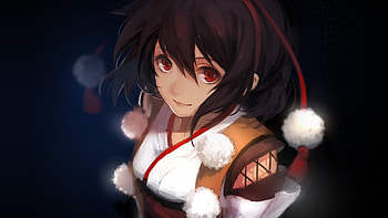 Beautiful, anime girl, shy, original artwork HD wallpaper