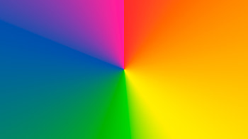 Rainbow Gradient Circle, abstract, gradient, rainbow, artist, artwork, digital-art HD wallpaper