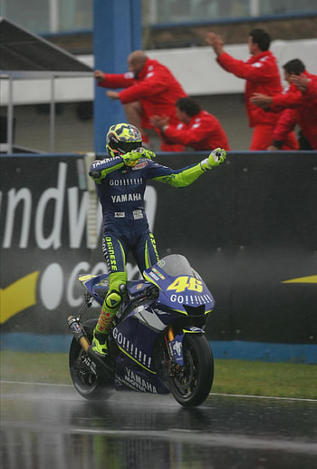 Rossi, motorcycle, sports equipment HD phone wallpaper