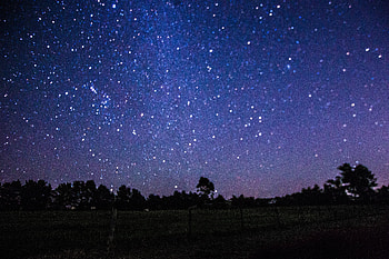 Nature, Night, Violet, Shine, Starry Sky, Brilliance, Purple HD wallpaper