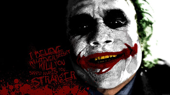 batman quotes the joker typography blood splatters smiling batman the dark knight wallp Art HD wallpaper